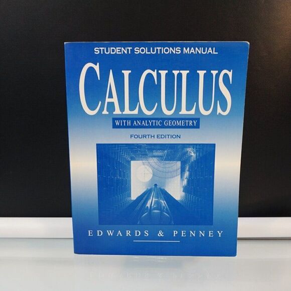 Calculus And Analytic Geometry Student Solution Manual 4th Ed 1994 PB - Picture 1 of 10